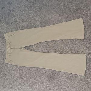 American Eagle khaki kick boot pants